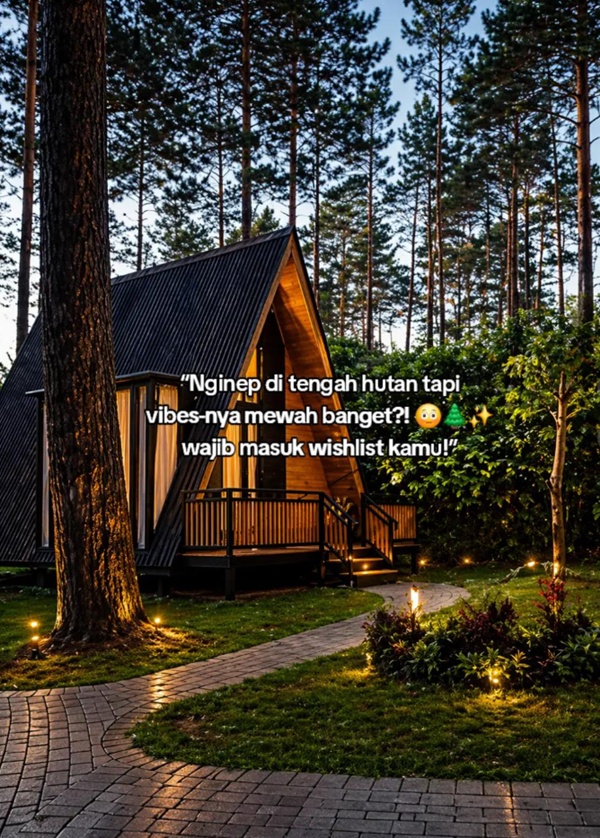 Villa Kalaras forest Dan Garden Cikole Lembang Bikin Betah Dengan Alam